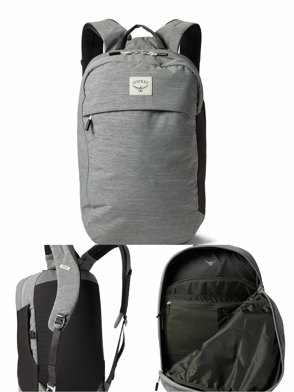 Osprey Arcane Large Day Grey Heather 20L Backpack NWT